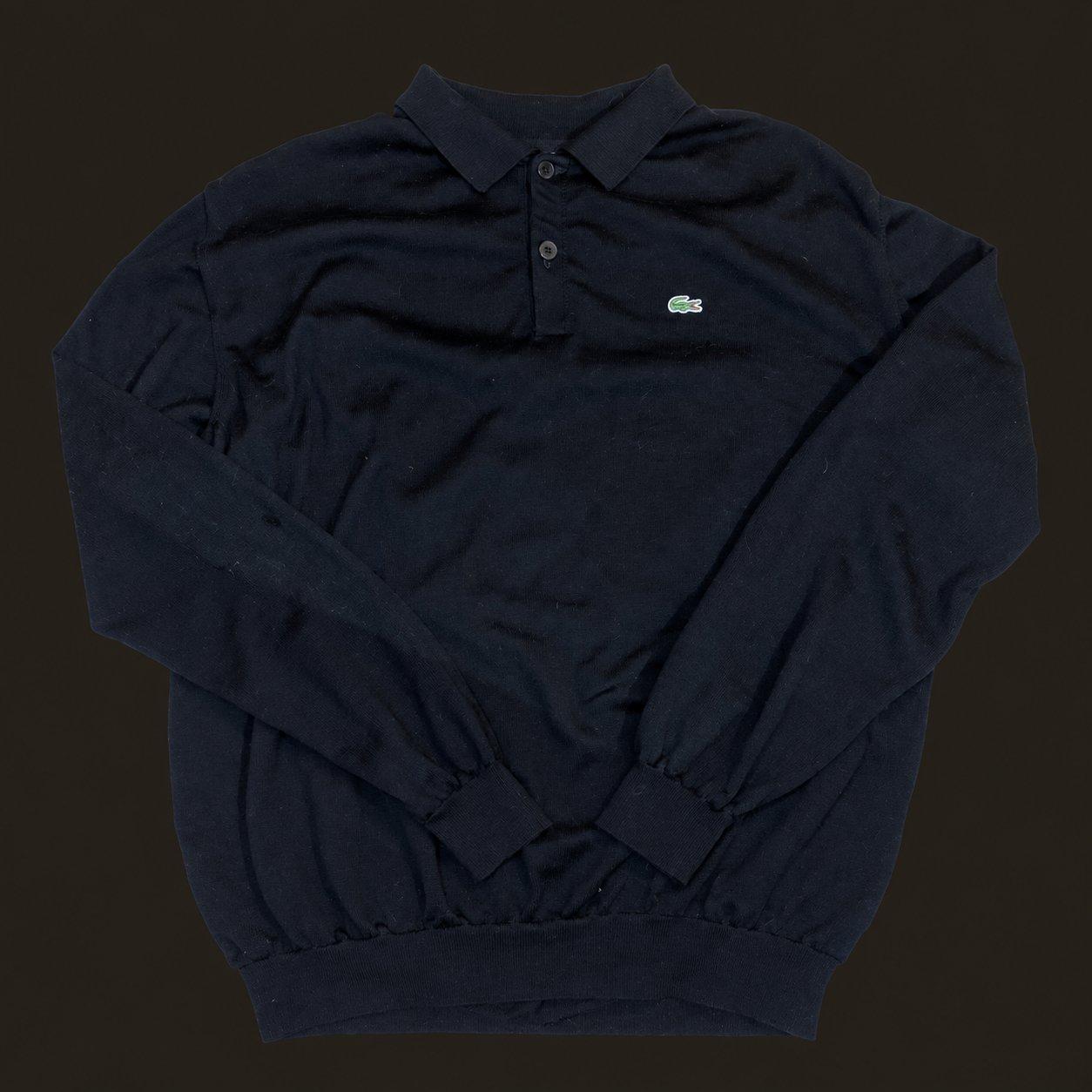 Lacoste Black Long-Sleeve Polo