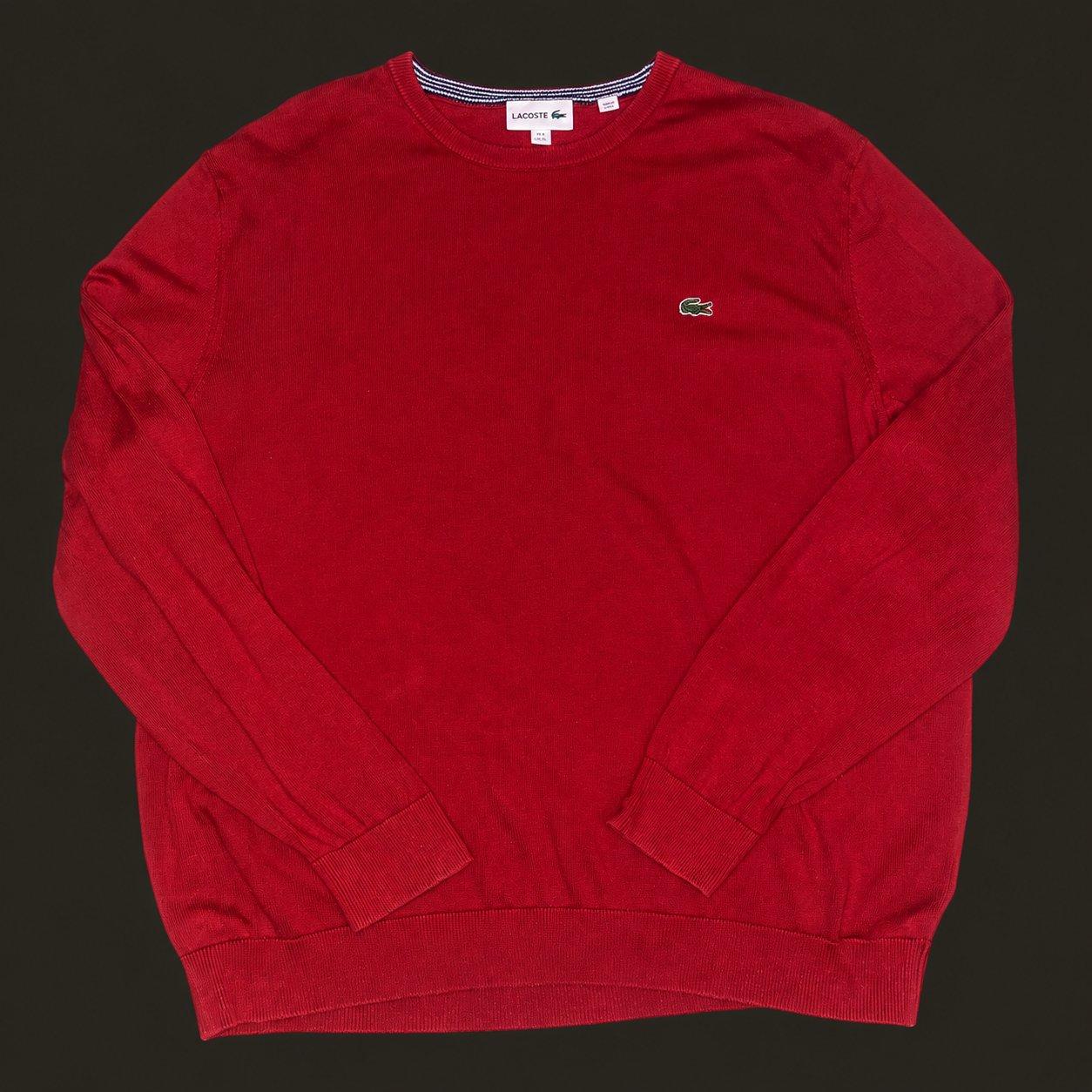 Lacoste Red Crewneck