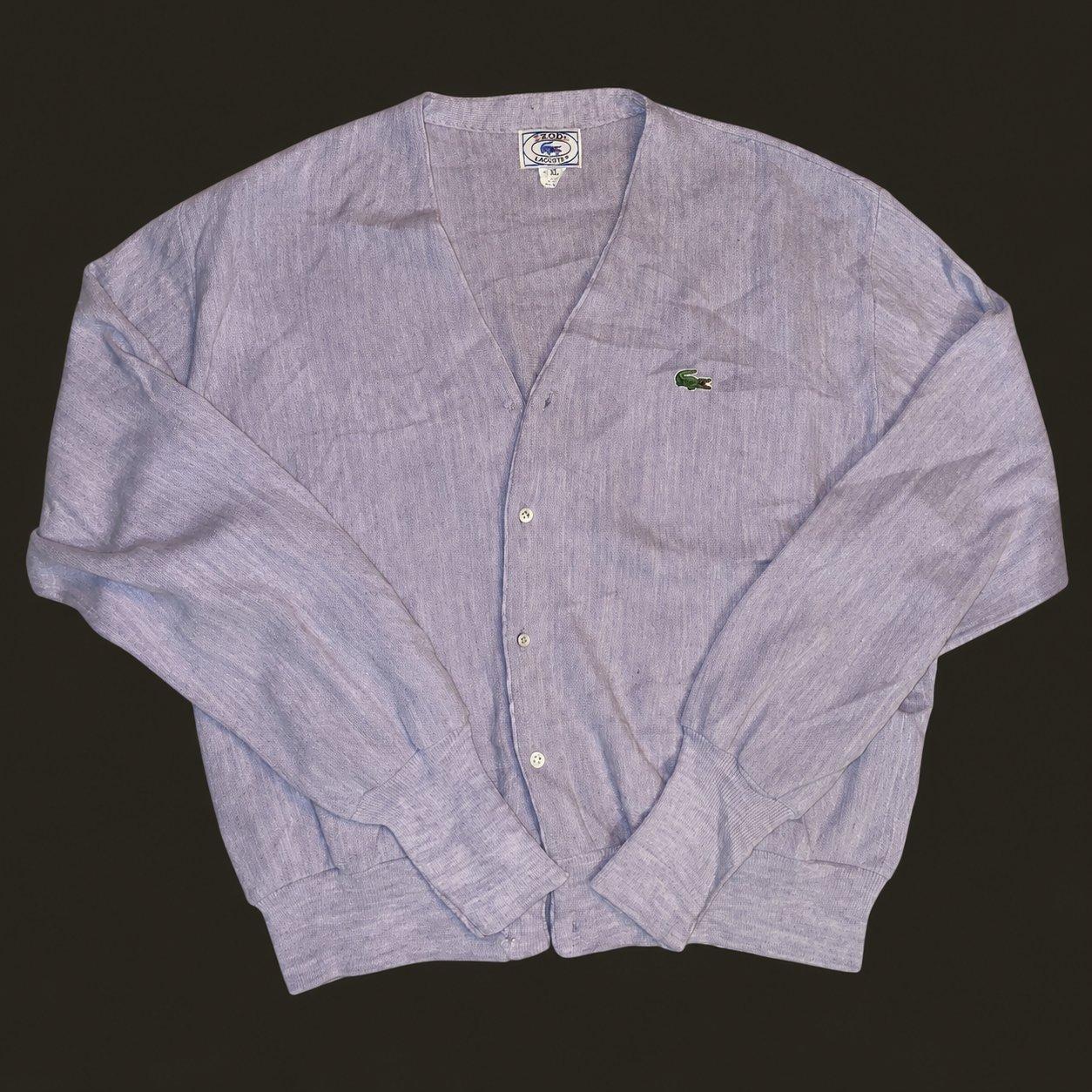 Vintage Lacoste Lavender Cardigan