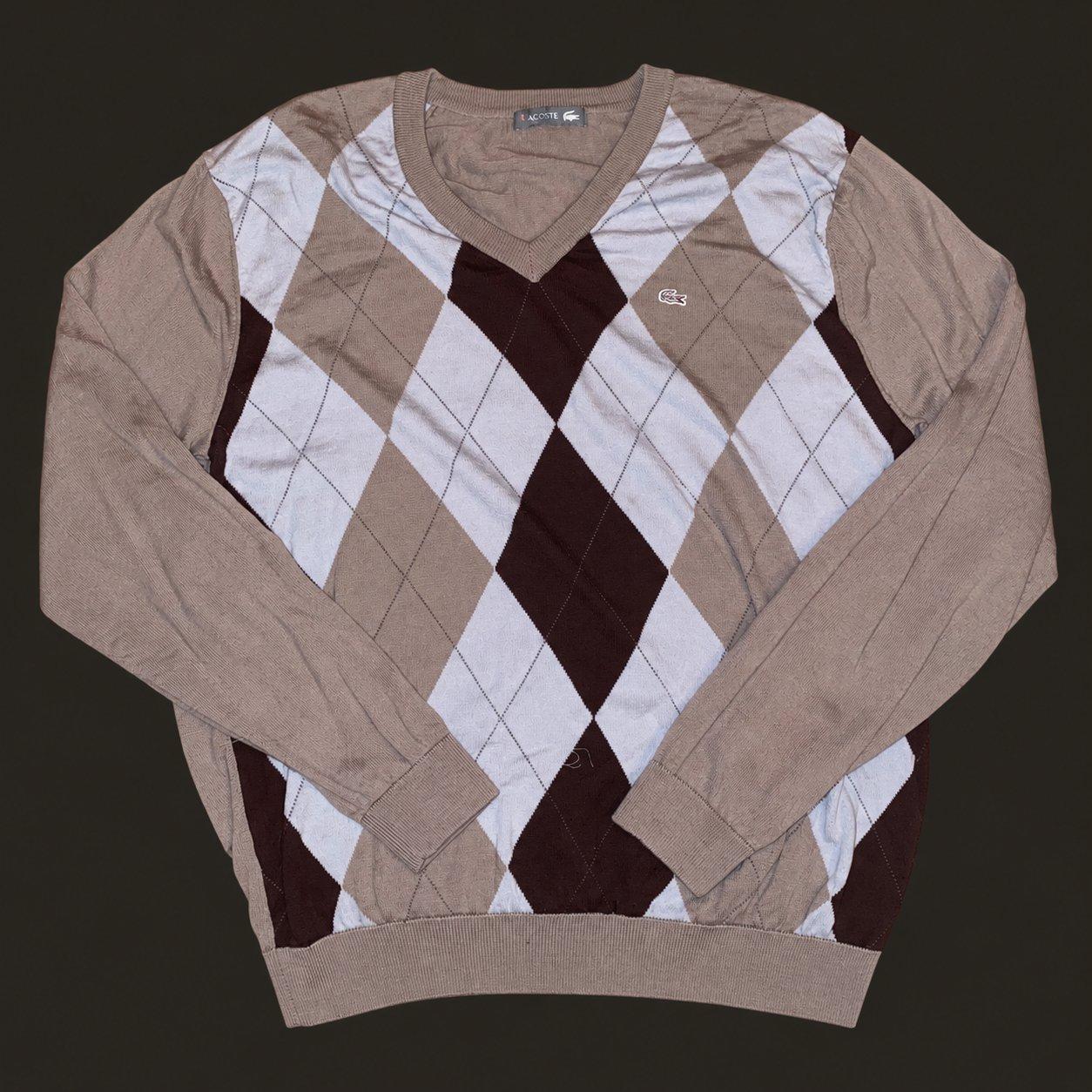 Lacoste Argyle V-Neck